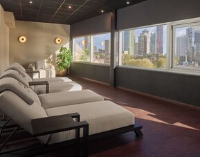 Relaxing spa area at Haven Hotel Rotterdam.