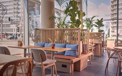 Hotel restaurant at Haven Hotel Rotterdam.