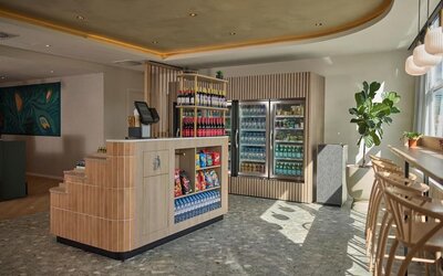 Delicious snack bar at DoubleTree By Hilton Rotterdam Centre.