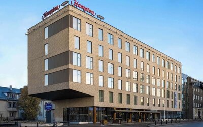 Hotel exterior at Hampton By Hilton Tallinn.