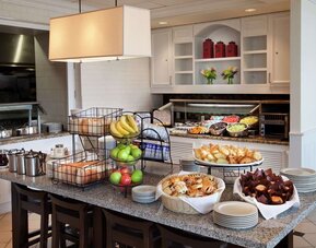 Breakfast available at Hilton Garden Inn Montreal Airport.